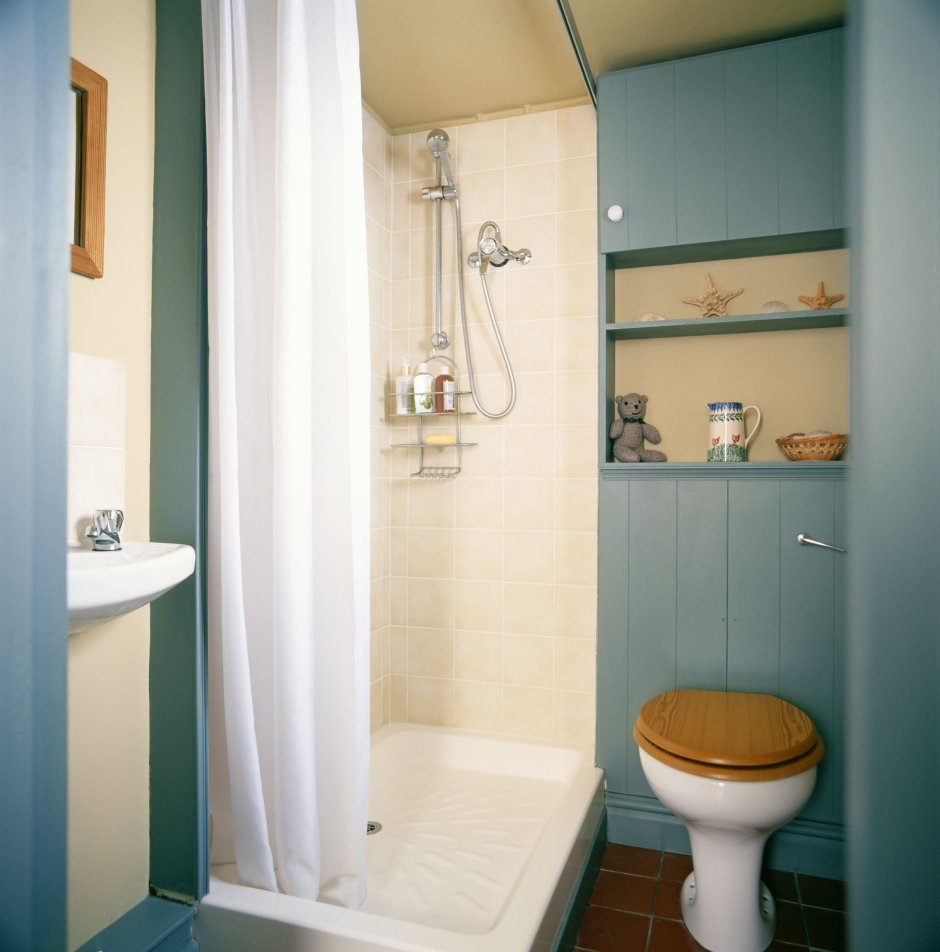 Ванная комната с душевой в хрущевке