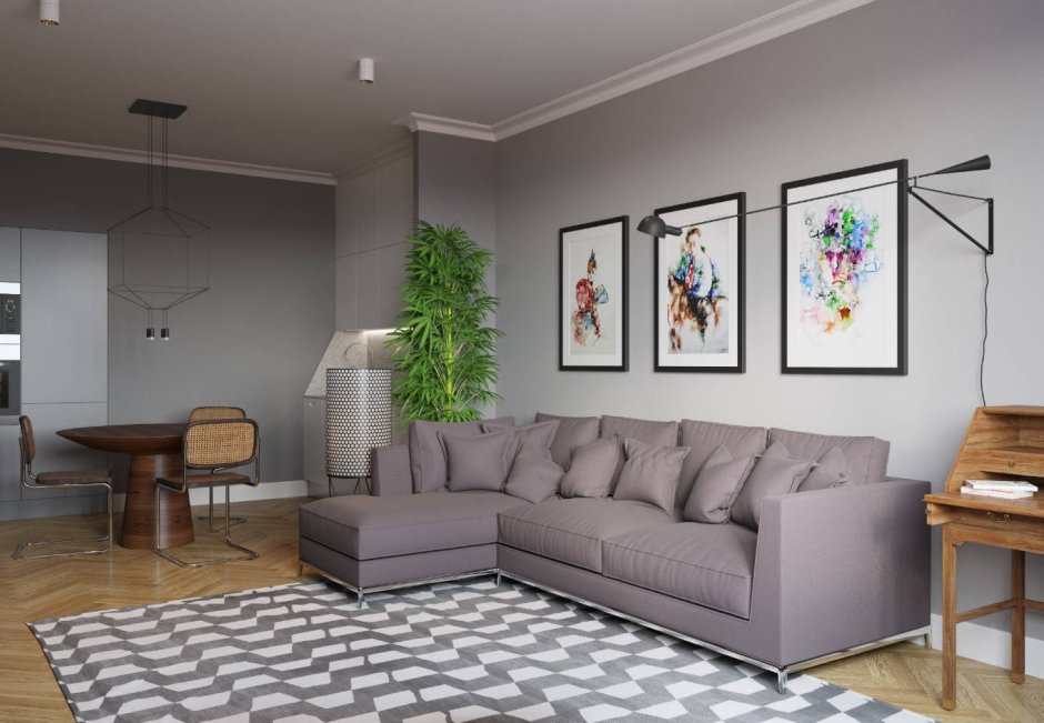 Диван Сканди грей