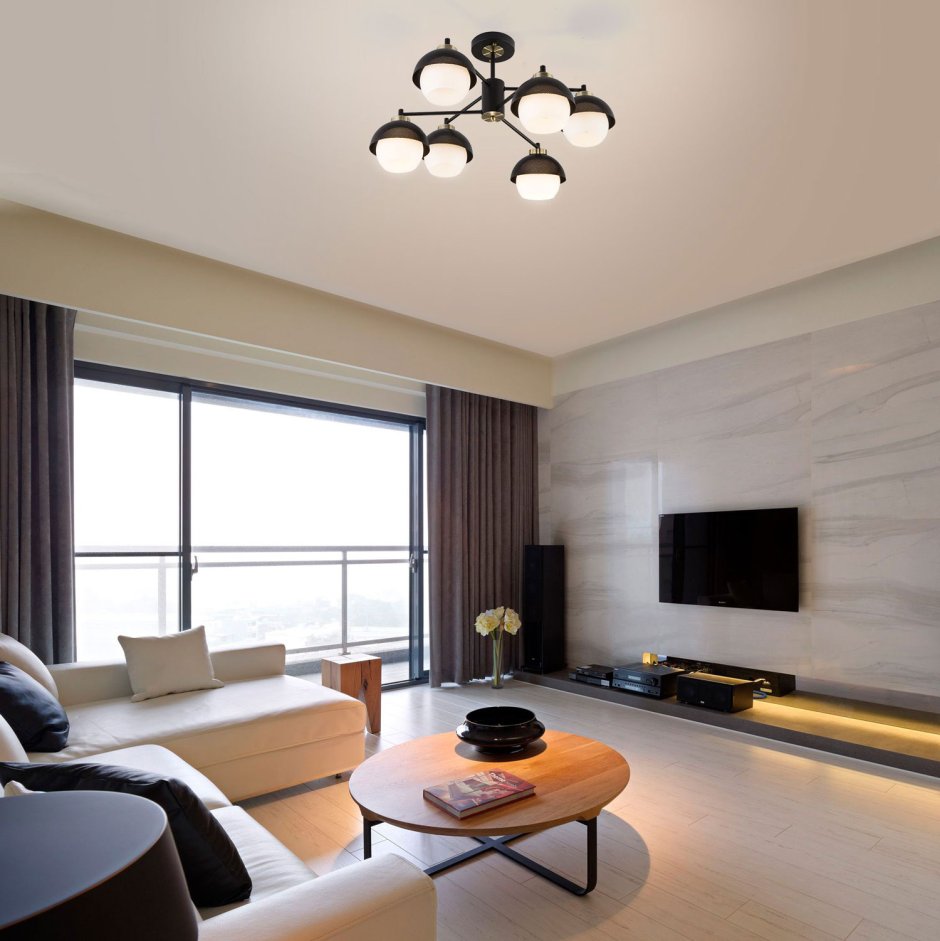 Люстра Eurosvet 70106/6 черный