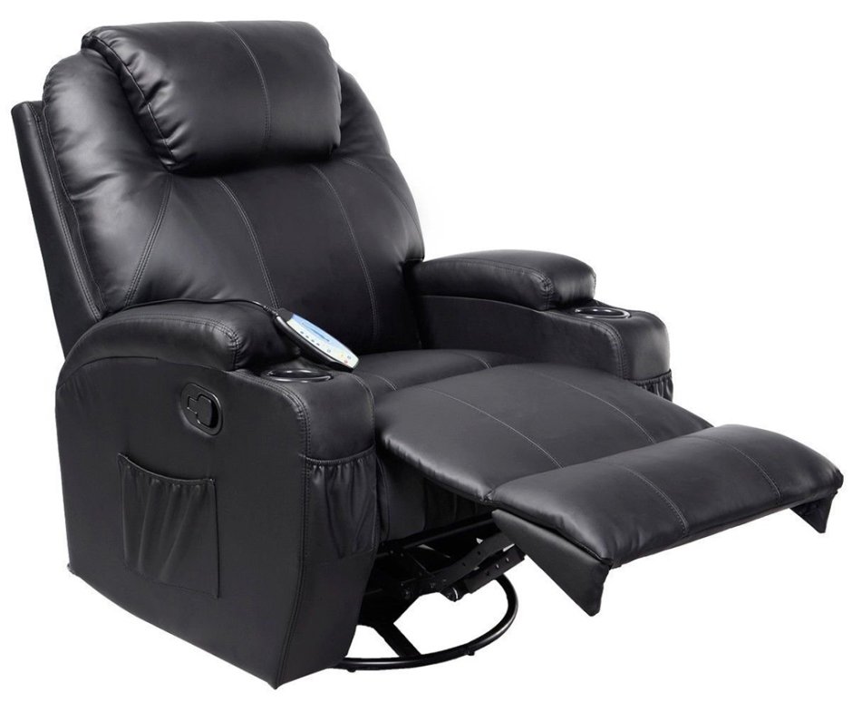 Кожаное кресло раскладывающееся