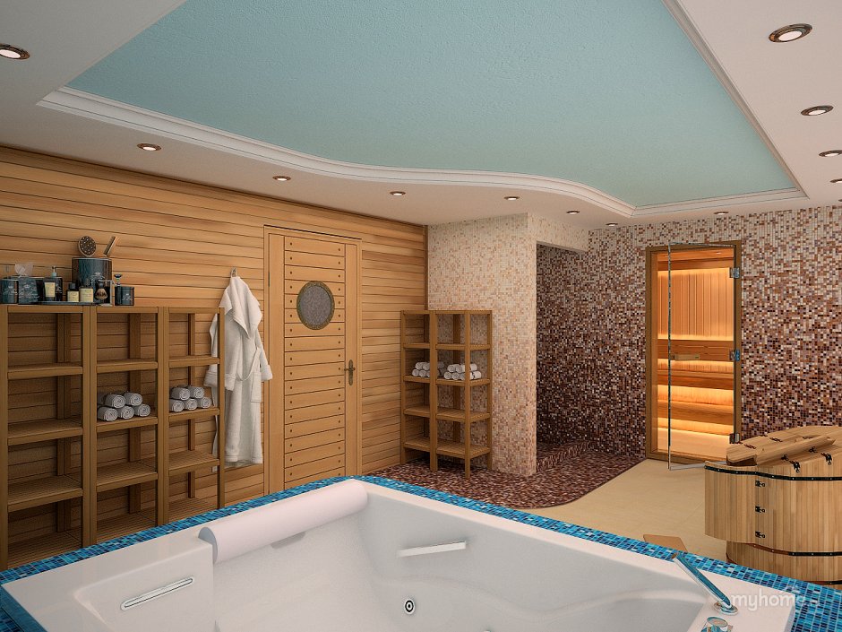 Сауна в цоколе