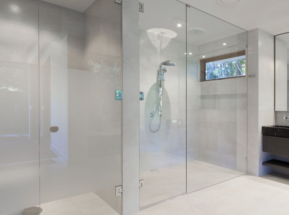 Душевая перегородка Veconi kr-71 (kr71-80-01-19c1) cтекло прозрачное