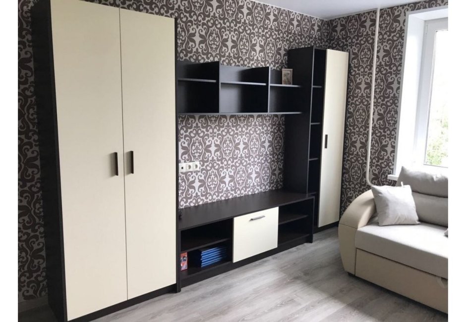 Интеро сб-2741 стенка венге Камиро/дуб Паллада