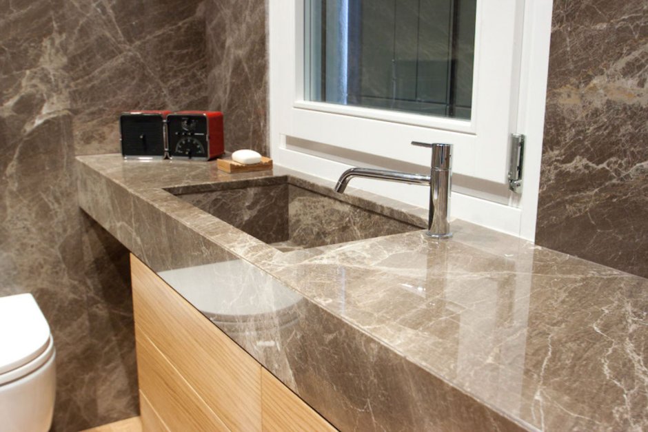 Гранит и мрамор в интерьере