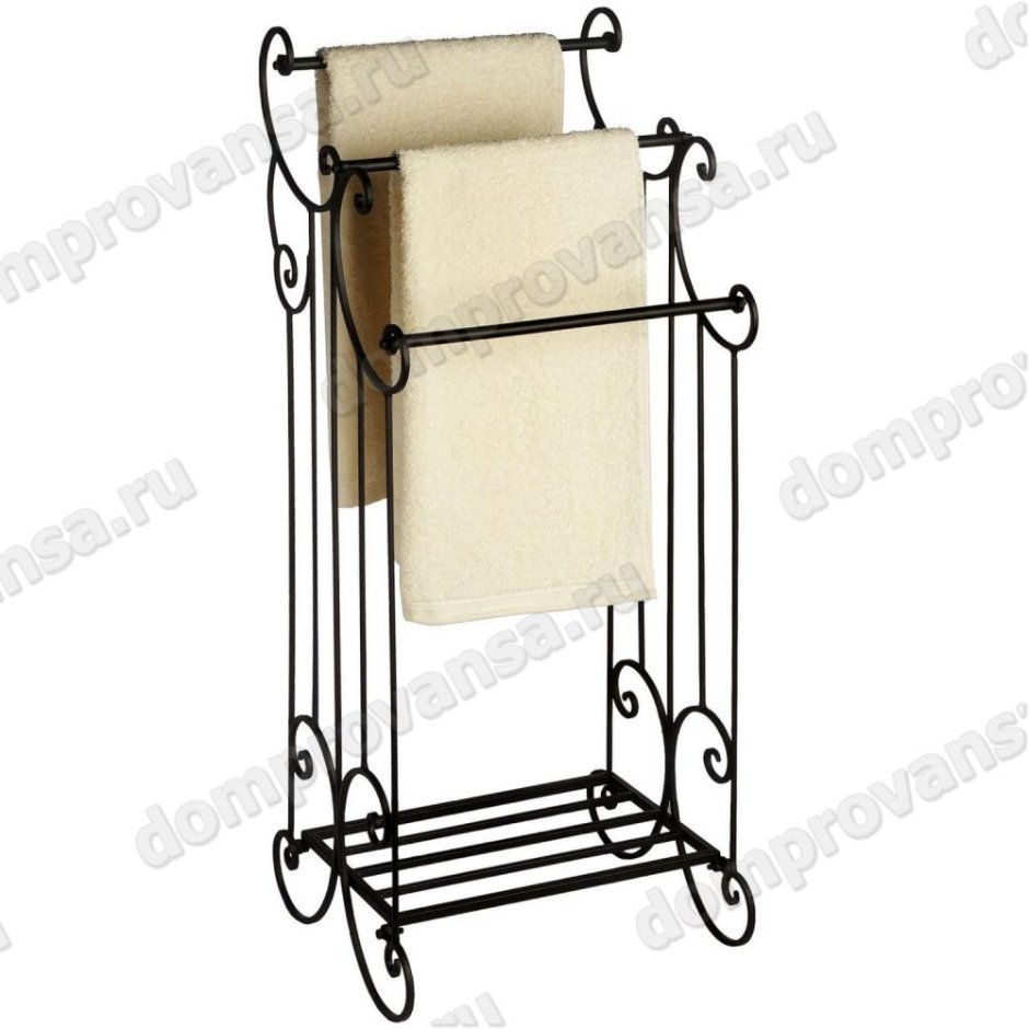 Держатель для полотенец в ванную напольный