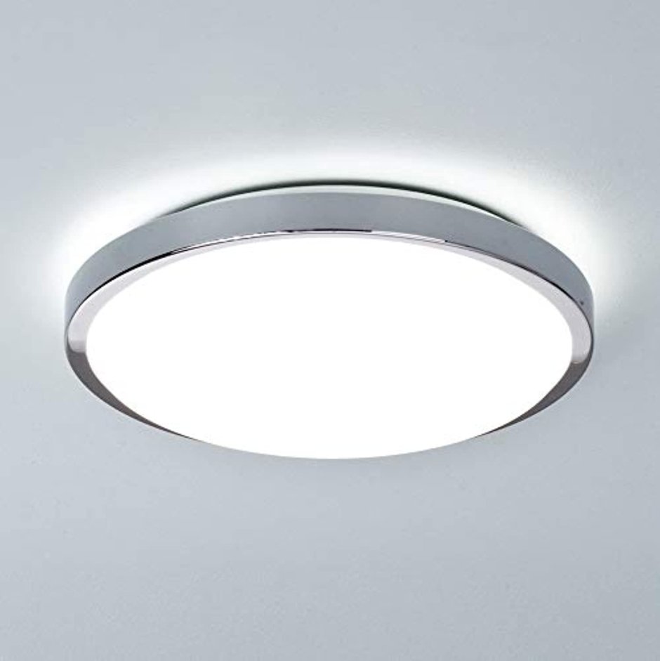 Светильник светодиодный для ванной комнаты потолочный круглый d200