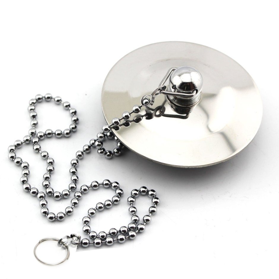 Пробка для ванн с цепочкой 50 см (1/100) "Вирпласт"