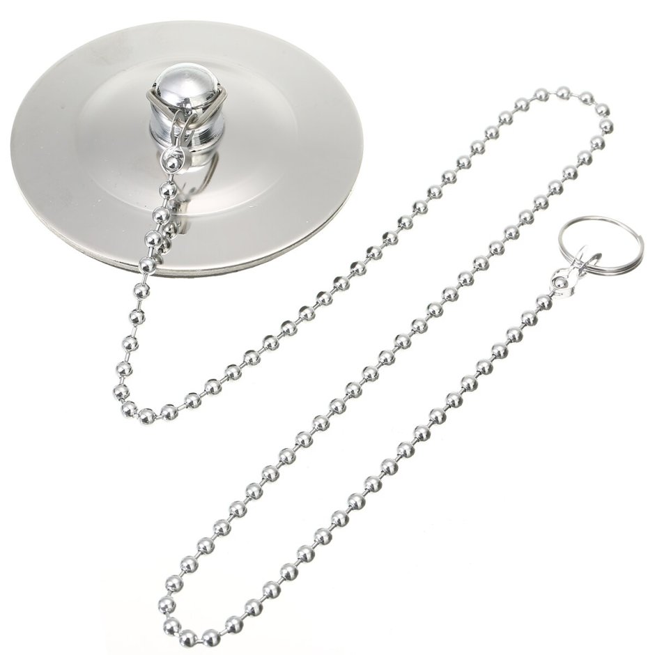 Пробка для ванной Gred 55см d40 с цепочкой re-532