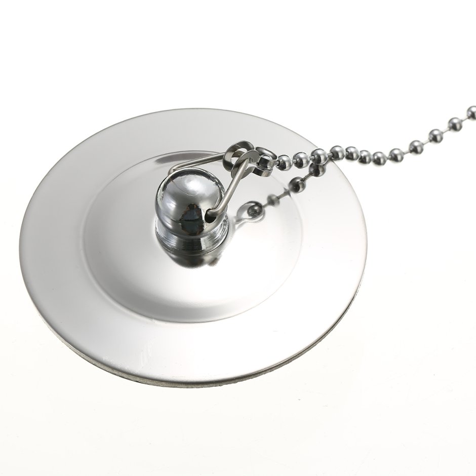 Пробка для ванн с цепочкой 50 см (1/100) "Вирпласт"