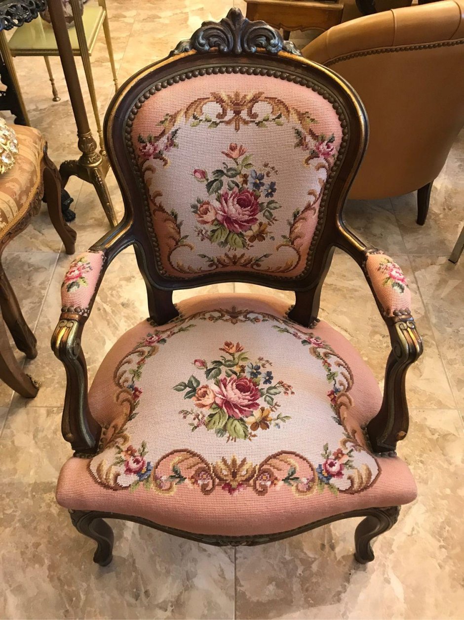 DIY кресло гобелен