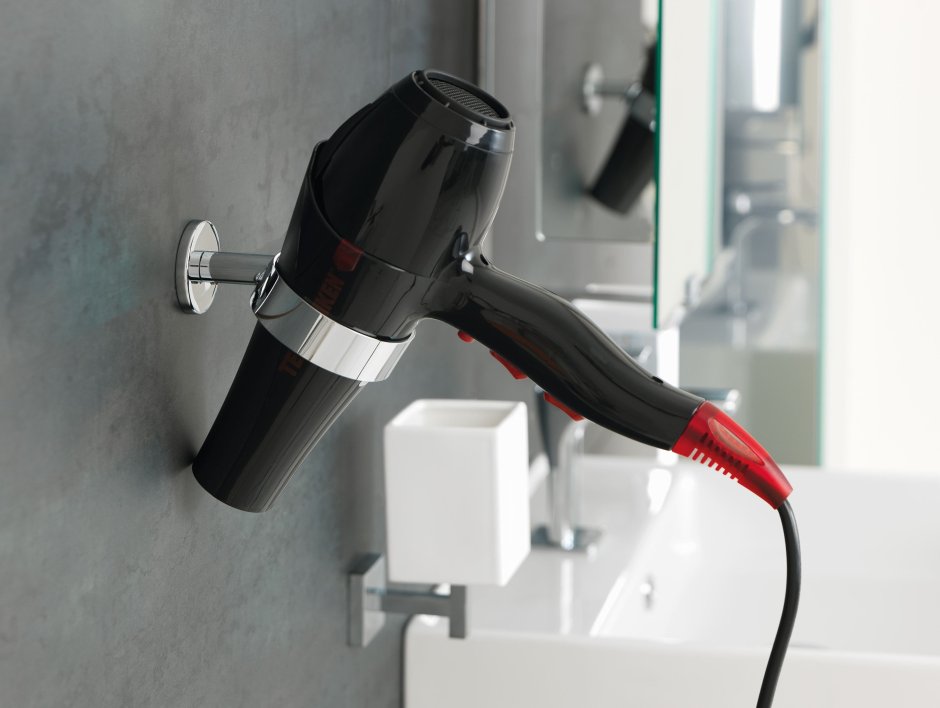 Для фена держатель в ванной