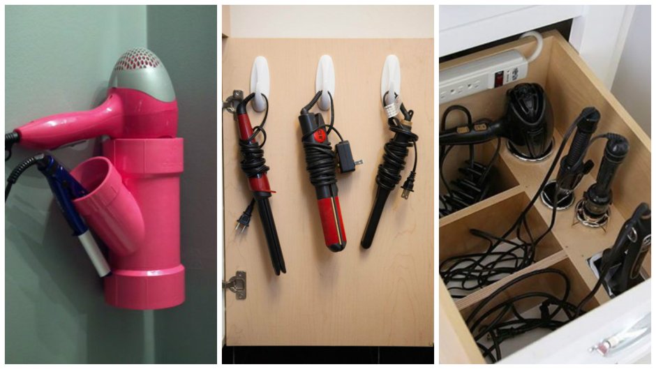 Держатель для фена и плойки