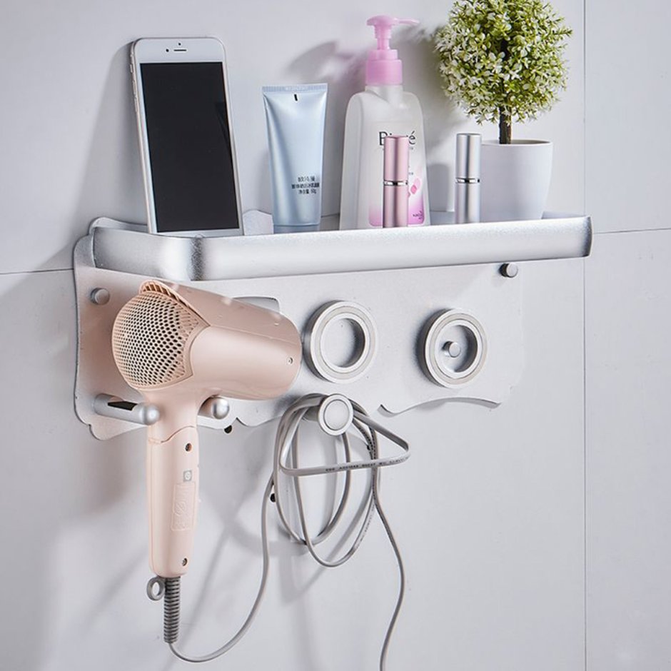 Ящик для фена в ванную комнату