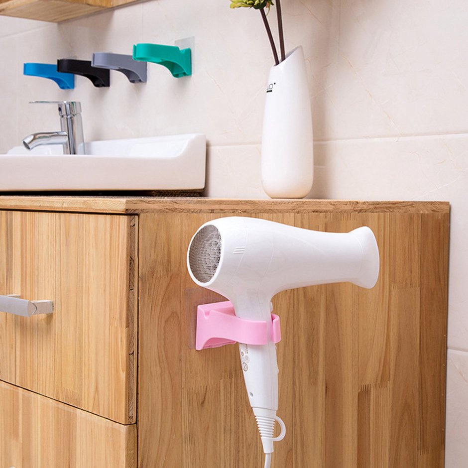 Шкаф для фена в ванной