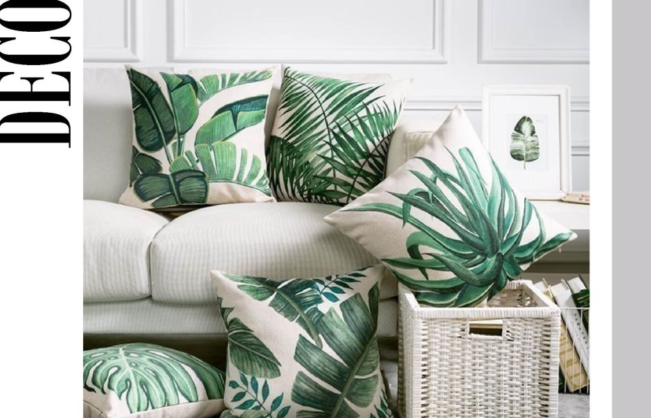 Мудборд тропический стиль