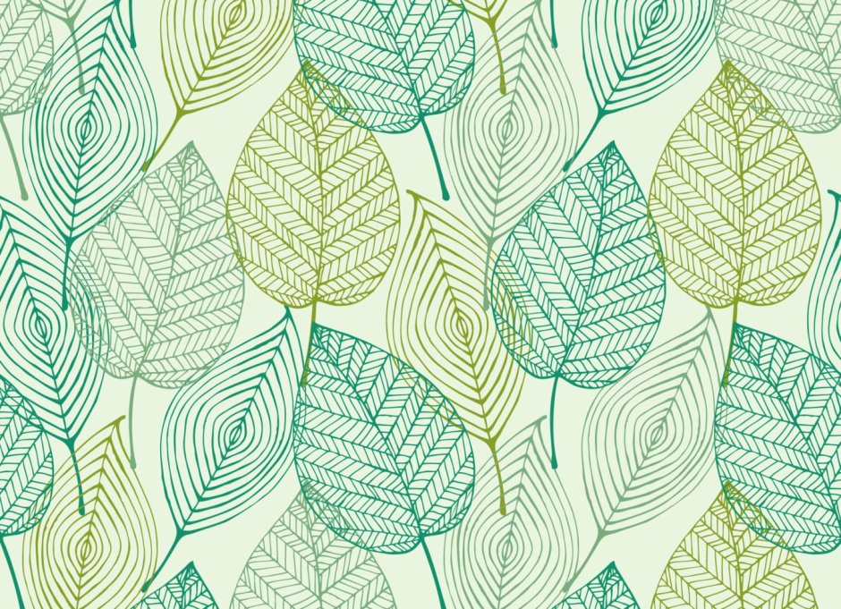 Паттерн листья