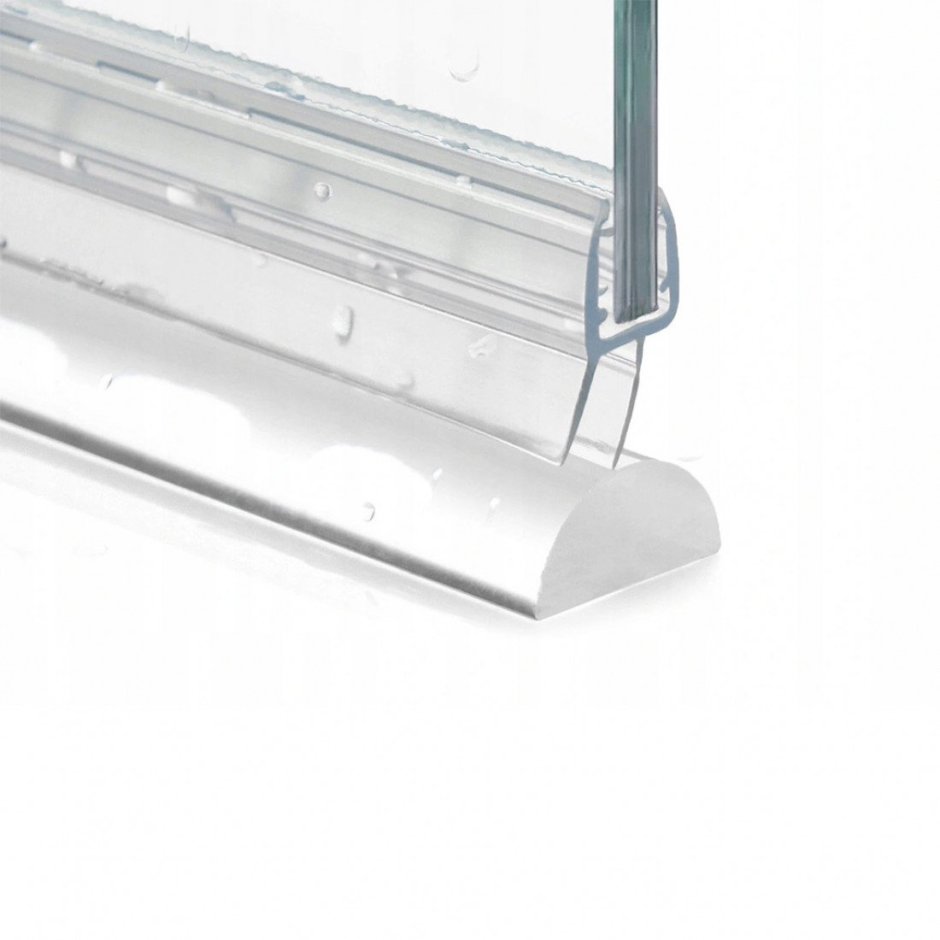 Порог для душевой кабины прозрачный 10х5mm