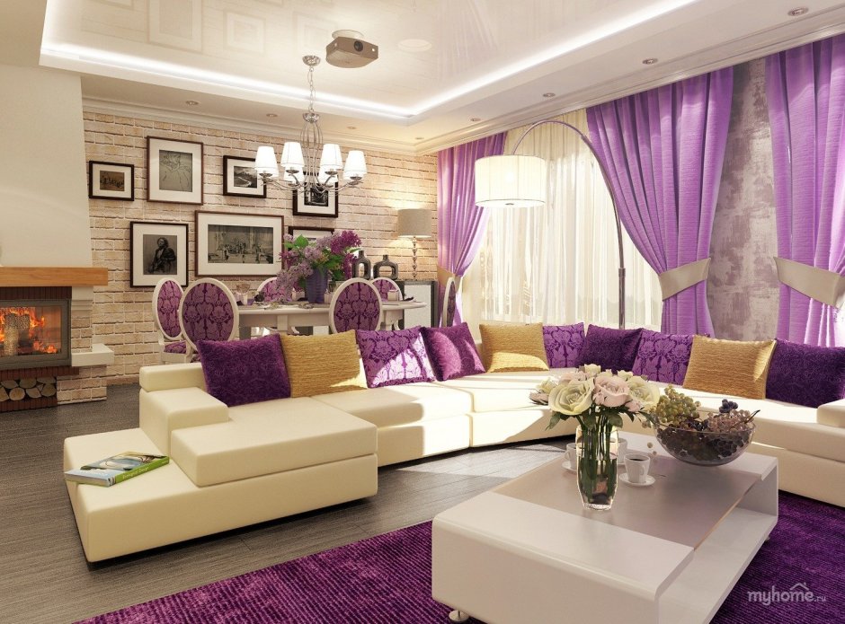 Лиловая гостиная