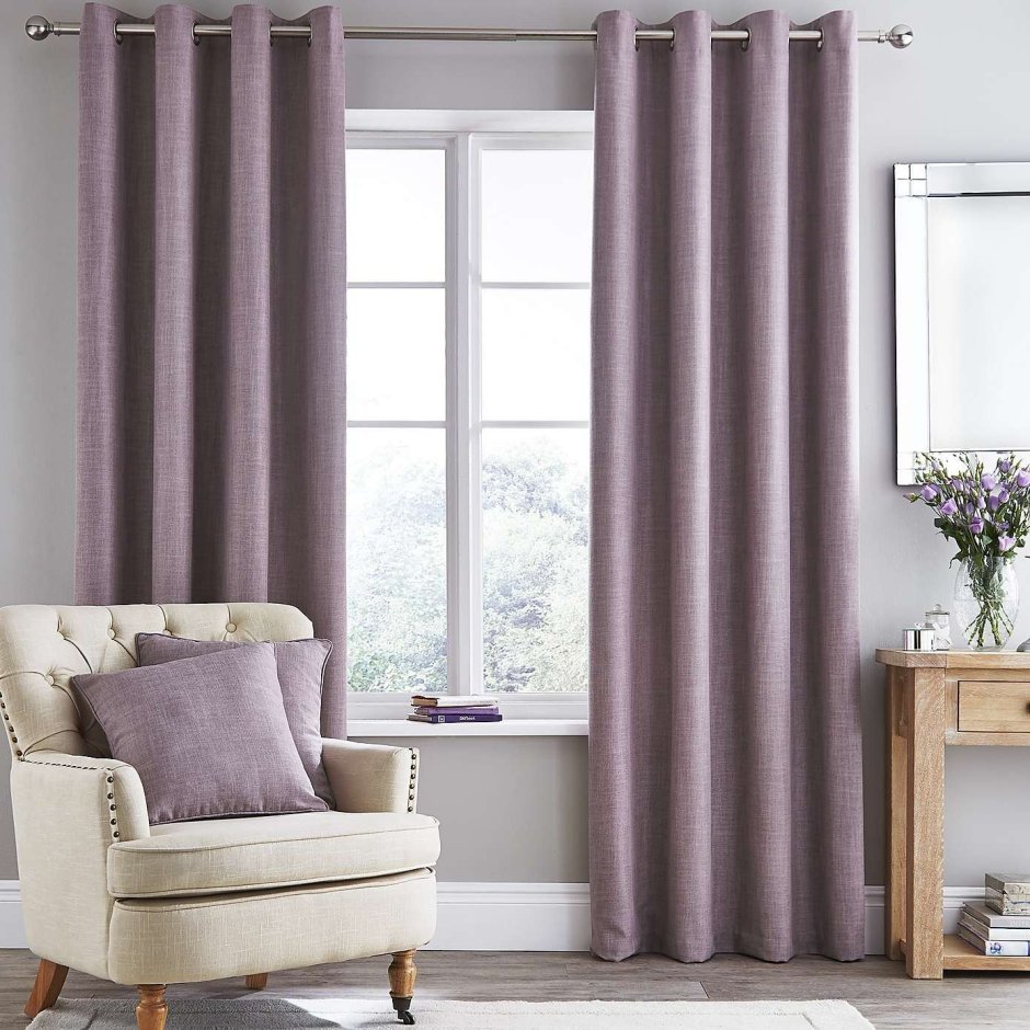 Сиреневые шторы
