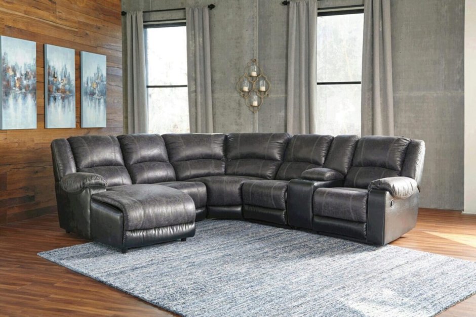 Диван цвета антрацит