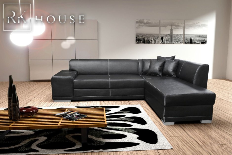 Белый диван