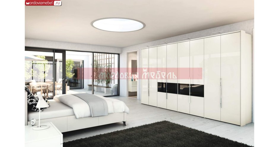 Шкаф-купе для спальни в современном стиле