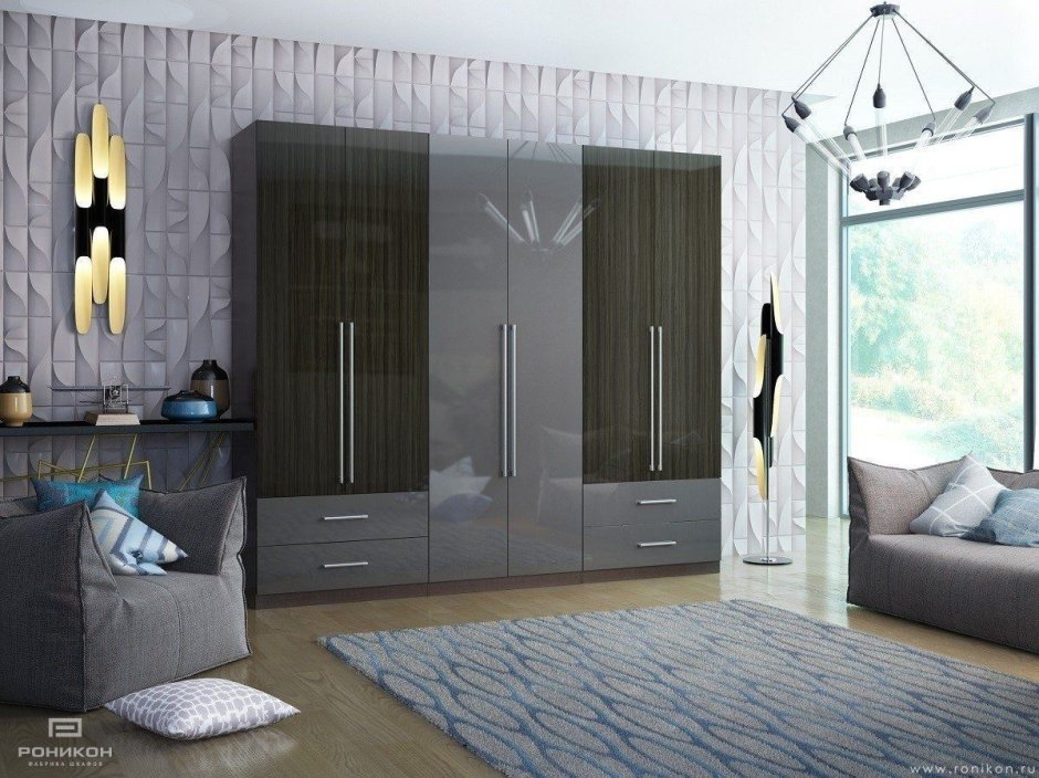 Распашные шкафы Роникон