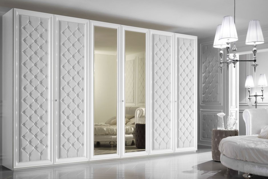Шкафы с фрезерованными фасадами Модерн Италия
