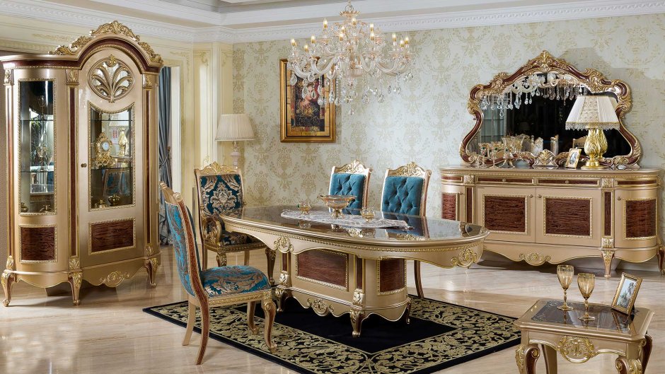 Стенка Джулия Аристократ+патина золото