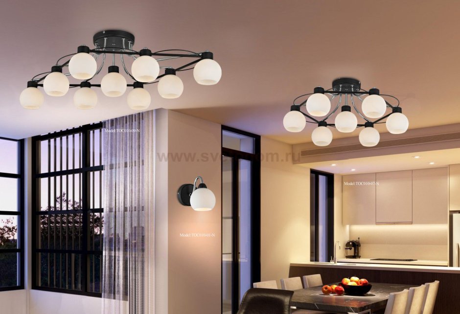 Потолочная люстра Maytoni Berry toc010-07-n