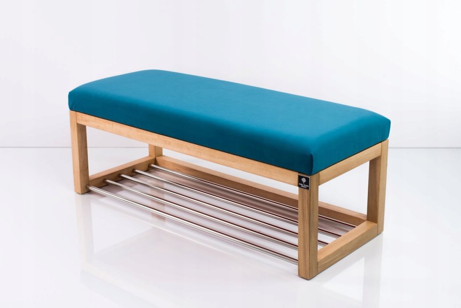 Банкетка в прихожую с полками для обуви