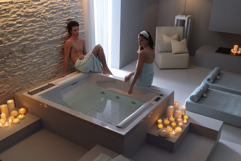 Гидромассажная ванна на 2 человека