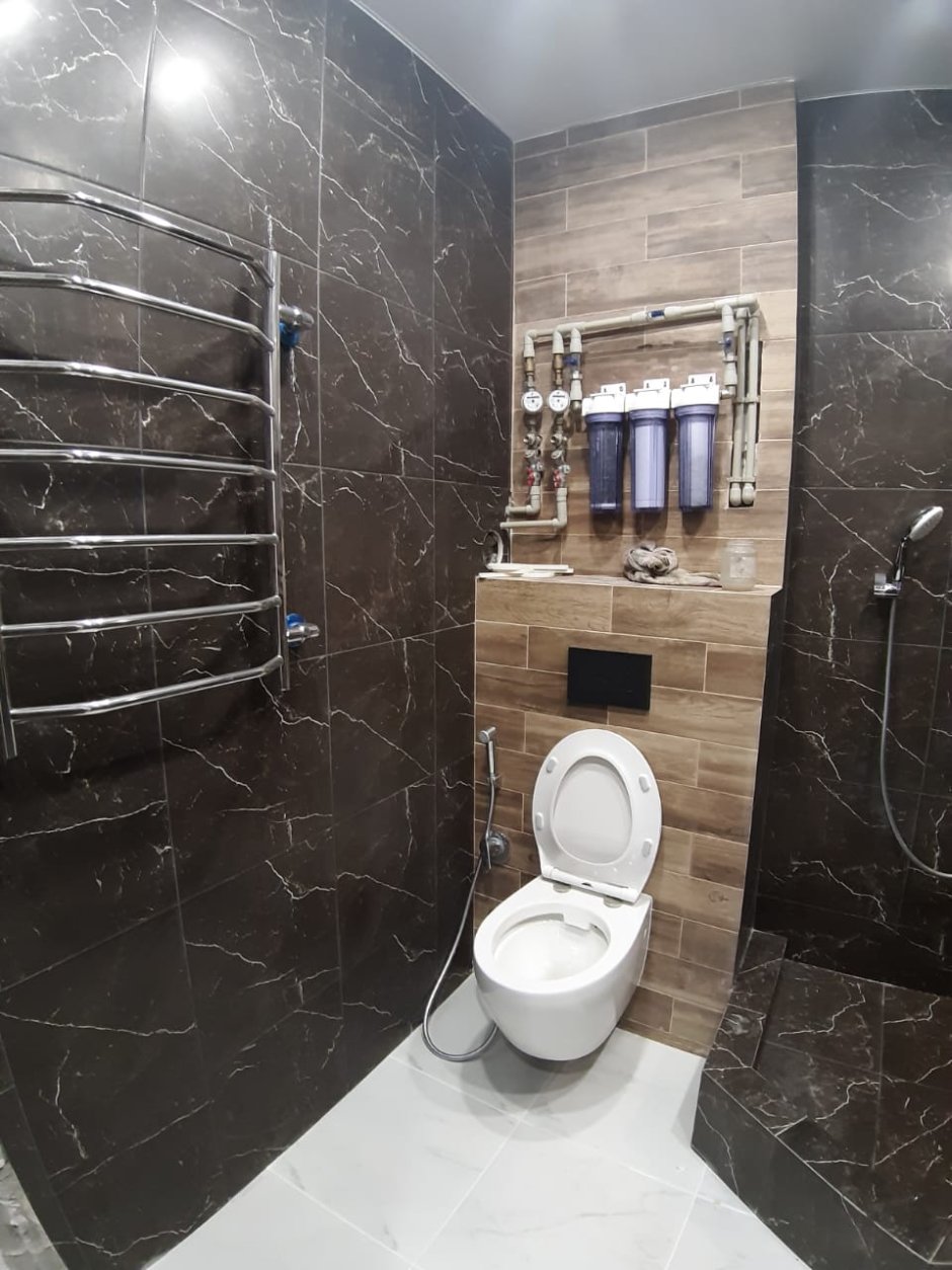 Санузел с инсталляцией