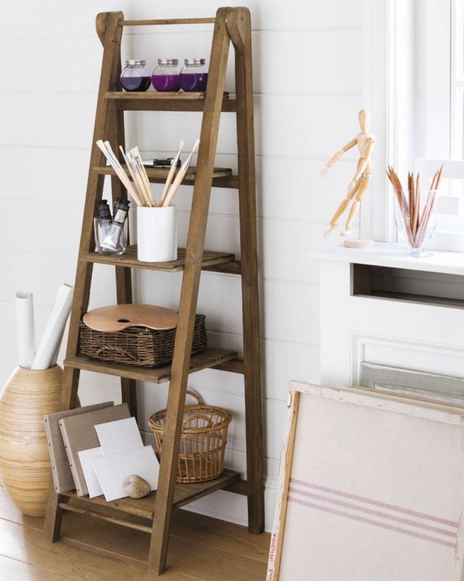 Лестница - Этажерка в ванную