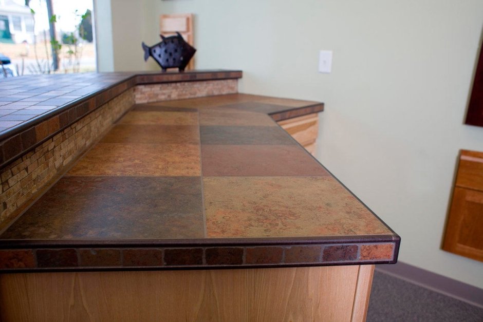 Столешница из керамогранитной плитки 1200х2400