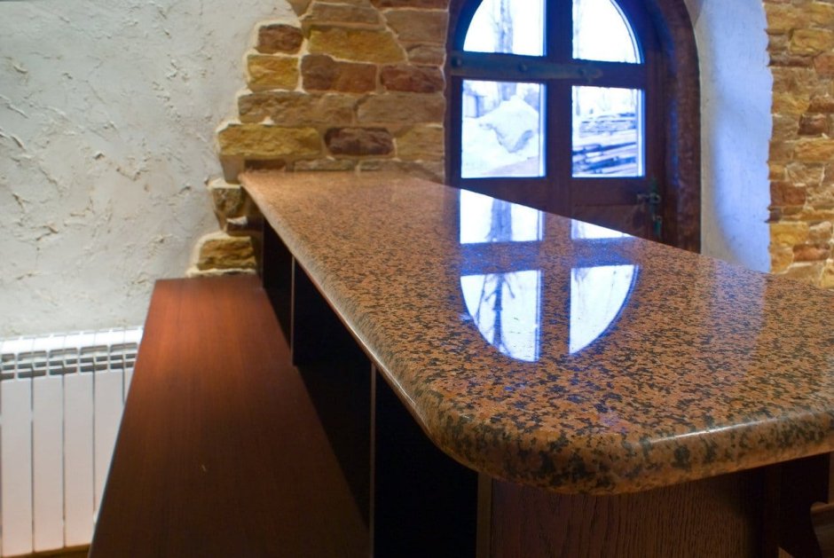 Столешница для барной стойки из искусственного камня