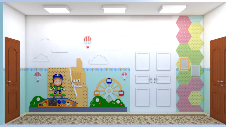 Декоративно-развивающая панель «полиция»