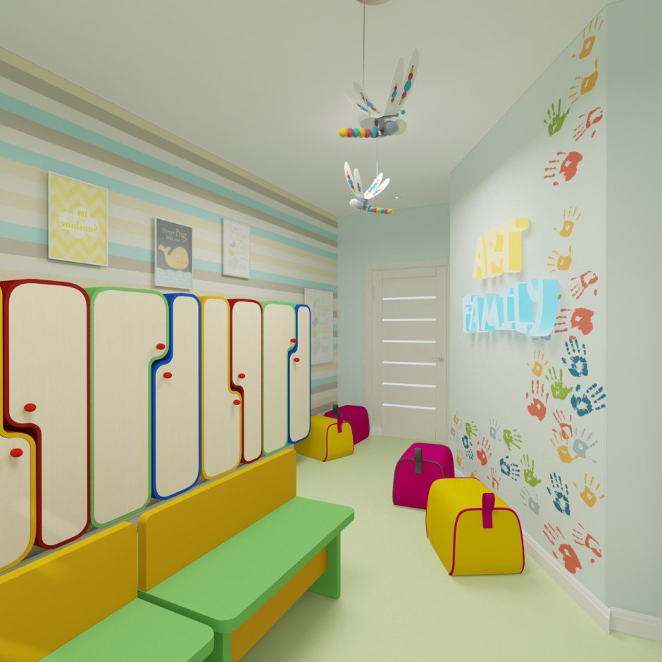 Гипсовые панели в детской