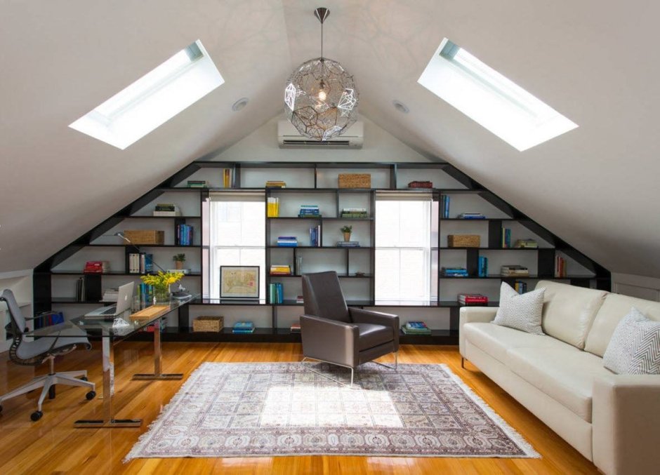 Спальня на мансарде