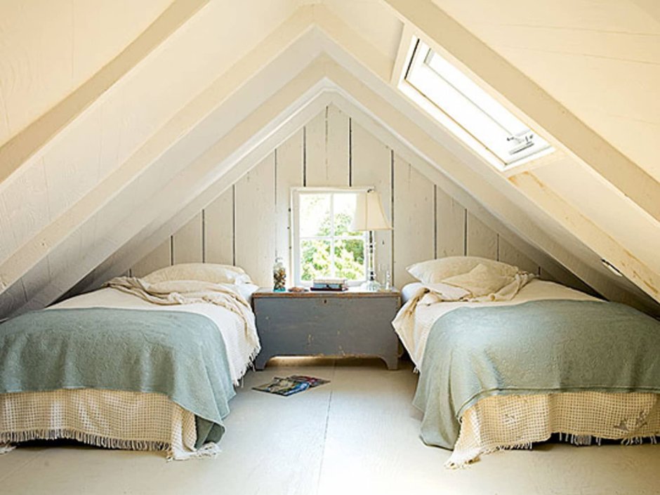 Спальня на чердаке