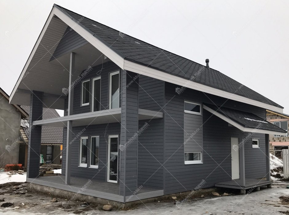 Фиброцементный сайдинг RAL 7024