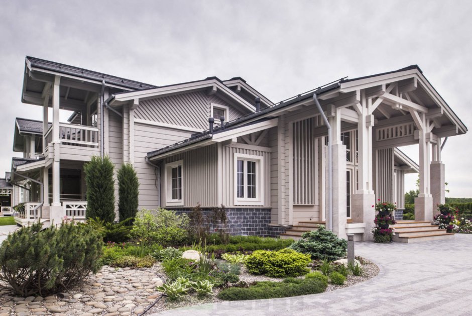 Дом из клееного бруса "серебряный век"