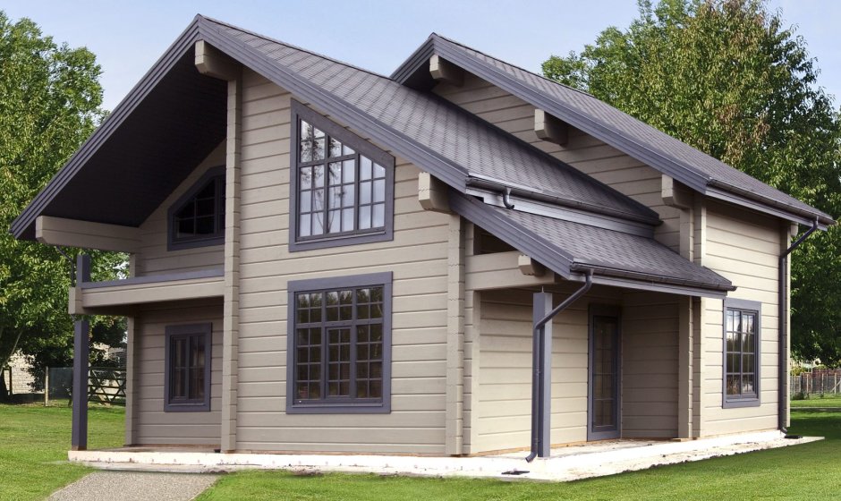 Цвета деревянных домов