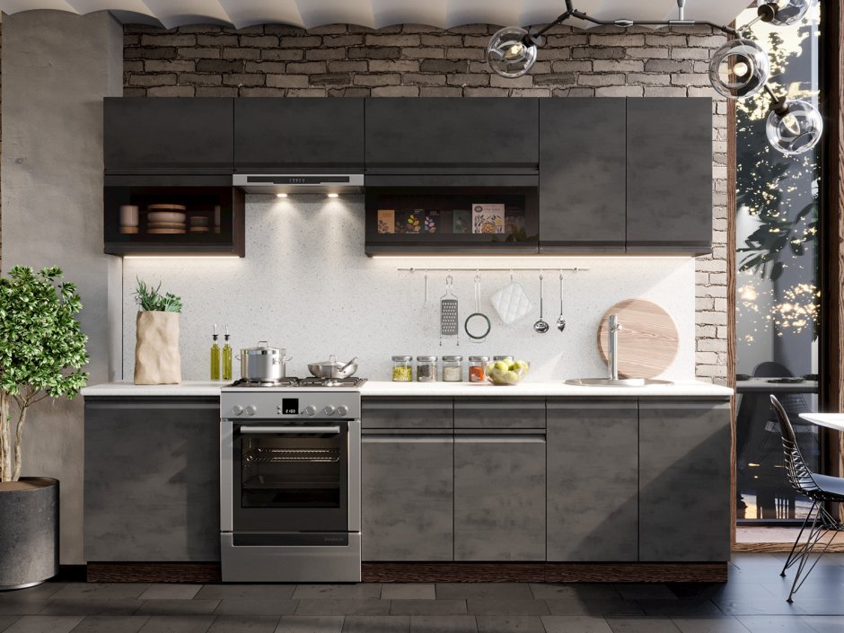 Кухня София Бруклин бетон