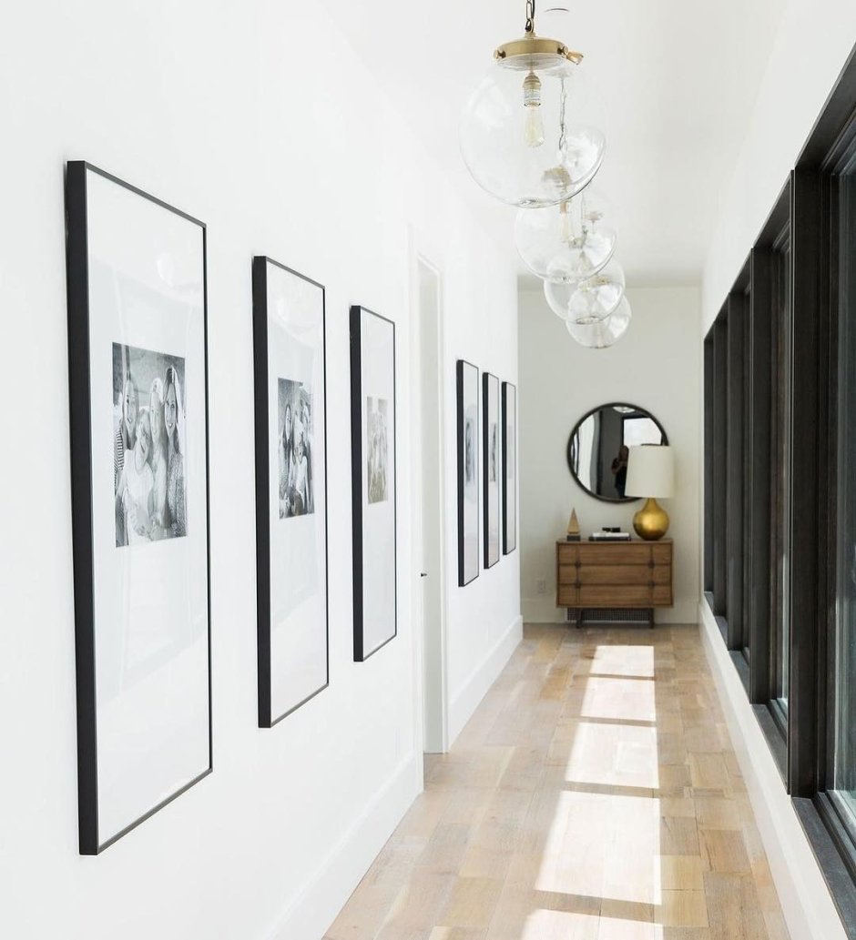 Точечные светильники в коридоре