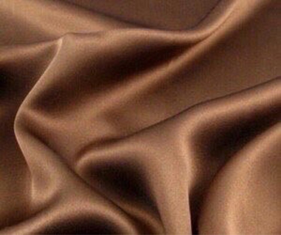 Коричневый шелк