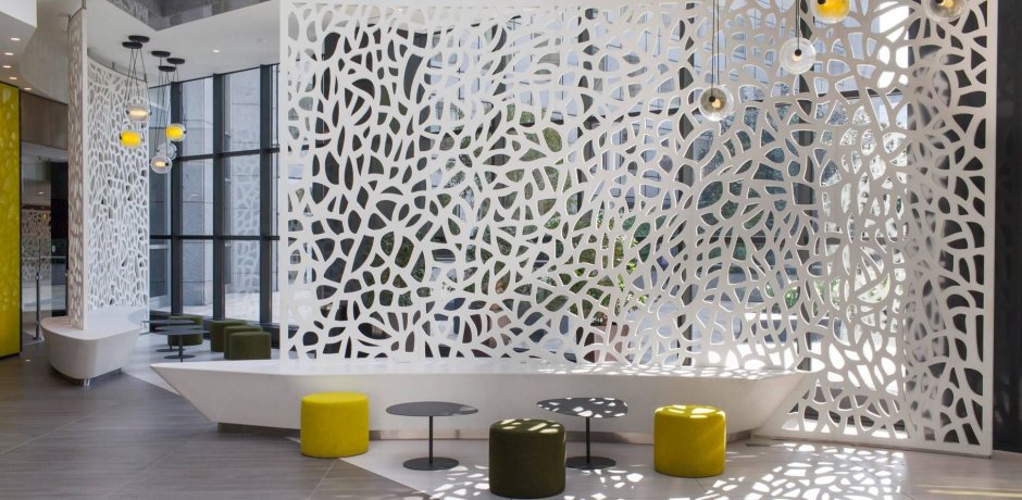 Декоративные перегородки из металла