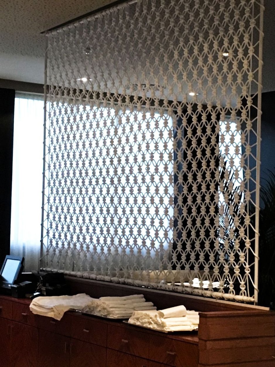 Перегородка для зонирования плетеная