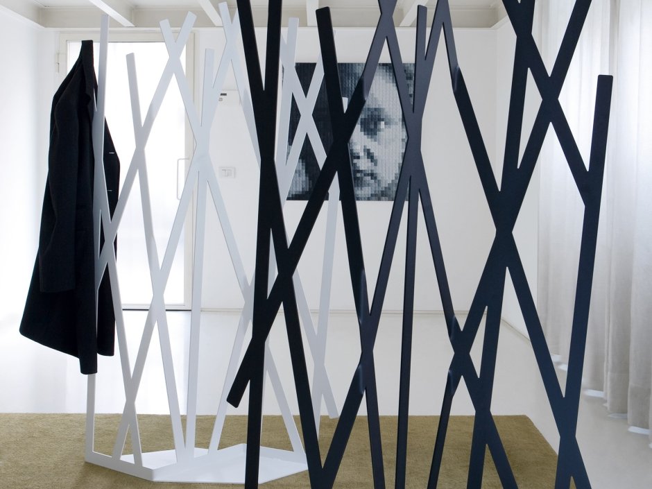 Перегородка из рифленого стекла