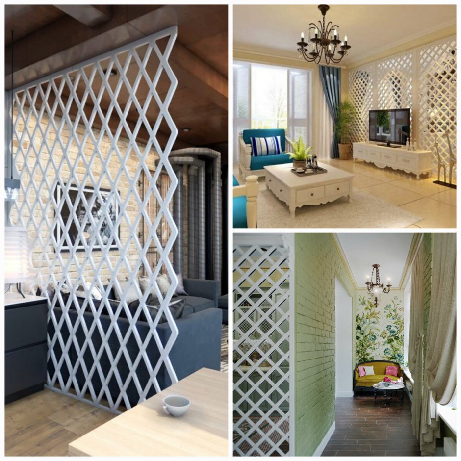 Перегородка для зонирования плетеная